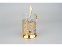 Набор «Санкт-Петербург»: стакан с подстаканником и ложкой